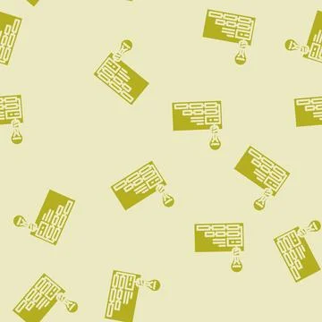Intellectual property management glyph vector seamless pattern 스톡 일러스트
