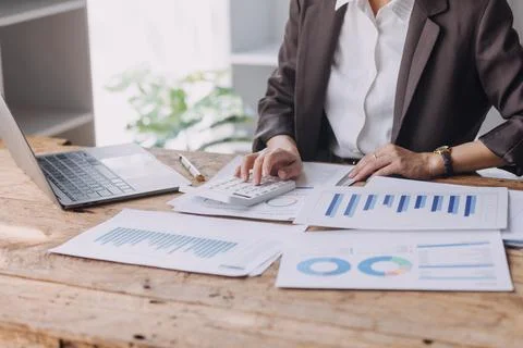 Intelligence analysis concept, group of business people brainstorm discussi.. Stock Photos