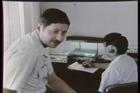 Intelligence Debriefer explain condition of patients in the hospital - 1974 Stock Footage 106750753