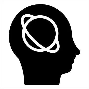 Intelligence glyph icon vector illustration isolated on white background Stock Illustration