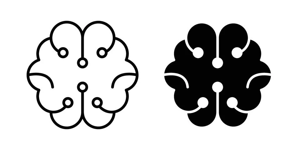 Intelligence icon vector design. EPS10 Illustrazione stock