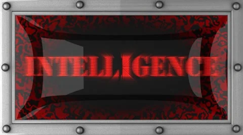 Intelligence on led 스톡 동영상 8760705
