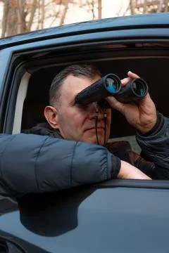Intelligence operation concept collecting information about movement of a t.. Stock Photos