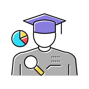 Intelligence people value color icon vector illustration Stock Illustration