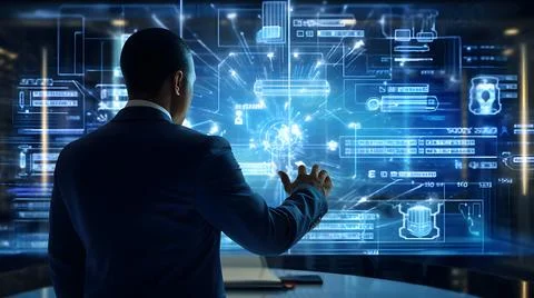 Intelligence Redefined: Unleashing the Potential of Digital Brain and AI Foto stock
