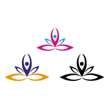 Intelligence Tech Colorful Mind Head Health Logo Designs Concept Creative body m Stock Illustration