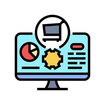 Intelligence technical sales engineer color icon vector illustration 스톡 일러스트
