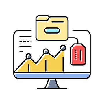 Intelligence technical sales engineer color icon vector illustration 스톡 일러스트