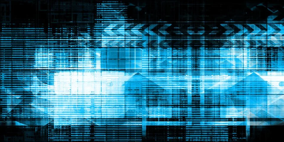 Intelligent Automation Platform Framework For Business Efficiency 스톡 일러스트