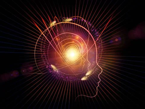 Intelligent Design Abstraction Illustrazione stock