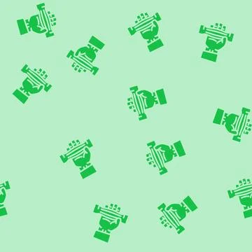 Intelligent design glyph vector seamless pattern Stock Illustration