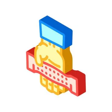 Intelligent design isometric icon vector illustration Stockillustratie