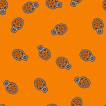 Intelligent design vector seamless pattern Stock Illustration