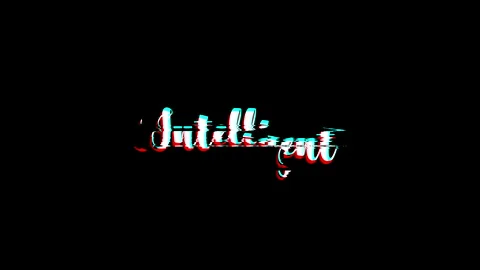 Intelligent Glitch Effect Transition Bold Typography Stock Footage 142586883