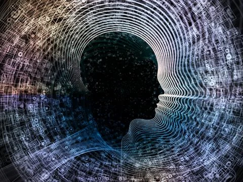 Intelligent Life Background Stock Illustration