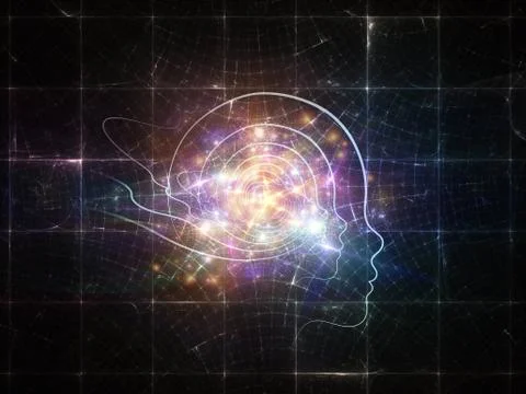 Intelligent Life Background Illustrazione stock