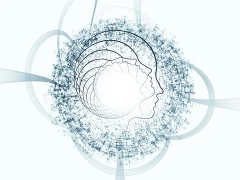 Intelligent Life Composition Illustrazione stock
