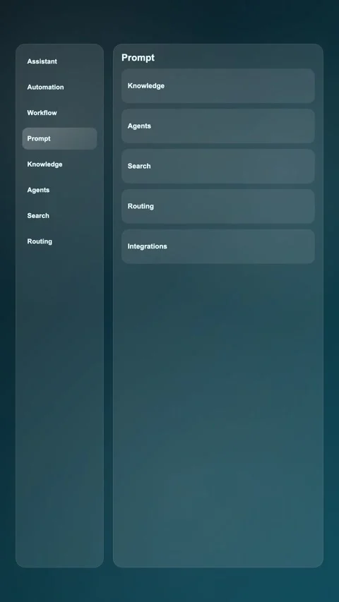 Intelligent Routing Hub Premium Gradient SaaS Interface Vertical Animation Stock Footage 345154545