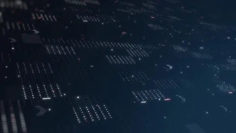 Intelligent Technology Concept on a Digital World Map, High-Quality Stock F.. Stock Footage 244839905