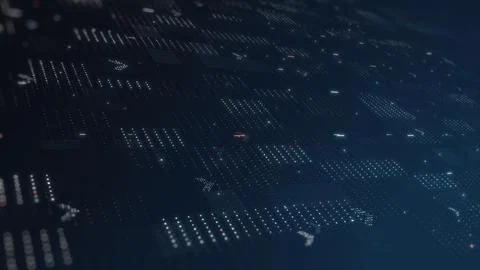 Intelligent Technology Concept on a Digital World Map, High-Quality Stock F.. Illustrazione stock