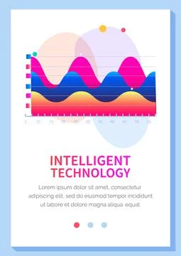 Intelligent technology hud interactive panel. Data screen with charts. Annual Stock Illustration