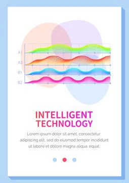 Intelligent technology hud interactive panel. Data screen with charts. Annual Stock Illustration