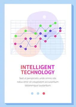 Intelligent technology hud interactive panel. Data screen with charts. Annual Illustrazione stock