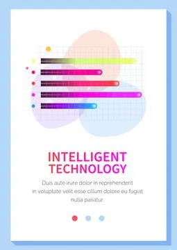 Intelligent technology hud interactive panel. Data screen with charts. Annual Stock Illustration