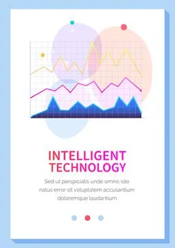 Intelligent technology hud interactive panel. Data screen with charts. Annual Illustrazione stock