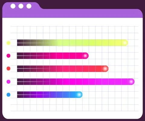 Intelligent technology hud interactive panel. Data screen with charts. Annual Stock Illustration