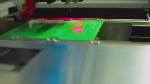Intelligent testing and repair of circuit boards.High-tech Stock Footage 276553863