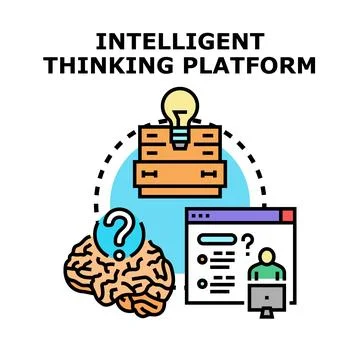 Intelligent thinking platform for problem solving and innovation イラスト素材