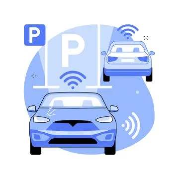 Intelligent transportation system abstract concept vector illustration. Stock Illustration