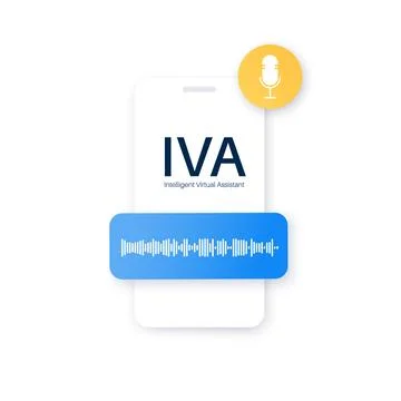 Intelligent Virtual Assistants Stock Illustration