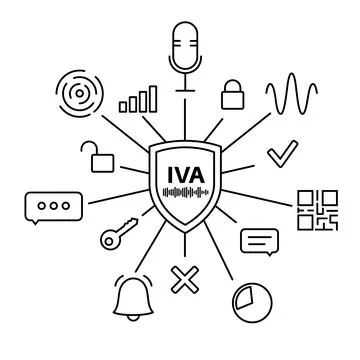 Intelligent Virtual Assistants Stock Illustration