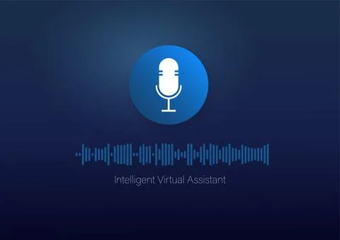 Intelligent Virtual Assistants Stock Illustration