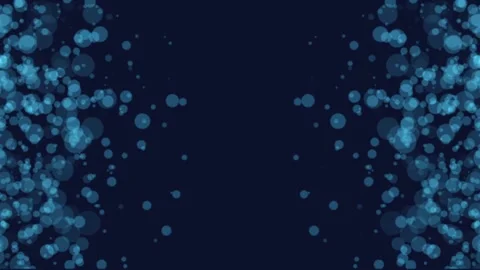 Intense and chaotic movement of particles, abstract background of oscillati.. Stock Footage 313521455