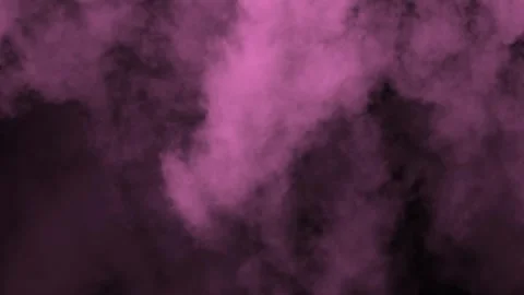Intense Billowing Pink Smoke Cloud Overlay Stock Footage 345022091