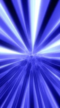 Intense blue light burst with radiant beams and streaks expanding from the .. Stock Illustration