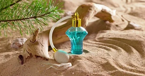 Intense blue perfume made with refreshing and cooling ingredients. Видео 331789318