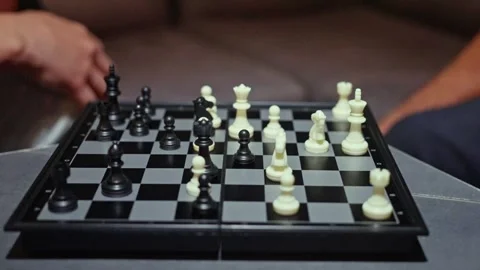 An Intense Chess Match That Took Place Between Two Highly Skilled Players Last Stock Footage 317102448