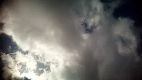 Intense Cloud Timelaps Stock Footage 141227486