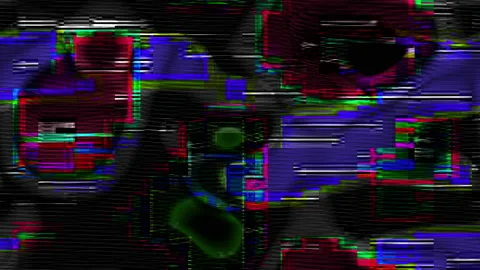 Intense, Colorful, Darker, Rectangular, Texturized Fractal Noise Effect 스톡 동영상 152798108