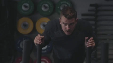 Intense crossfit workout Video stock 76723868