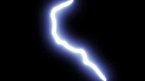 Intense Electrical Storm Overlay with Lightning Flashes on Black Background 4 Stock Footage 341609077