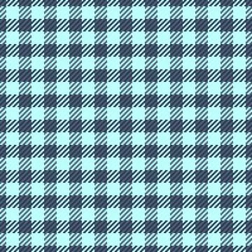 Intense fabric textile check, close-up vector pattern seamless. Jacket back.. 库存插图