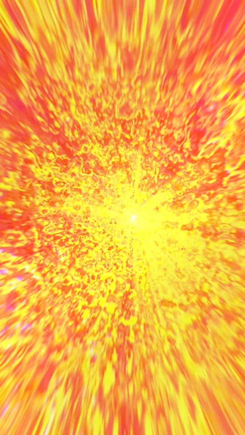 Intense fiery explosion with bright burning lava texture Stock Footage 343377260