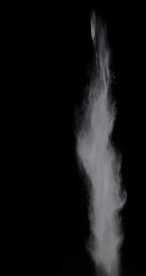 Intense Fire Aftermath Ash Fall Overlay Stock Footage 324016458