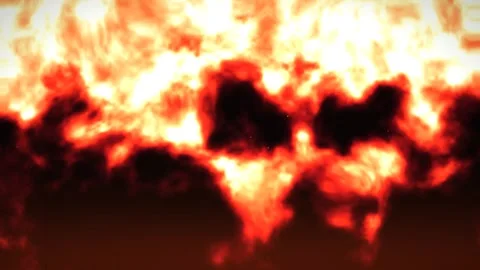 Intense Fire Explosion Background with Smoke and Flames Motion Graphics Vídeo Stock 347964169