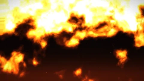 Intense Fire Flames Burning Motion Background Animation Stock-Footage 347964144